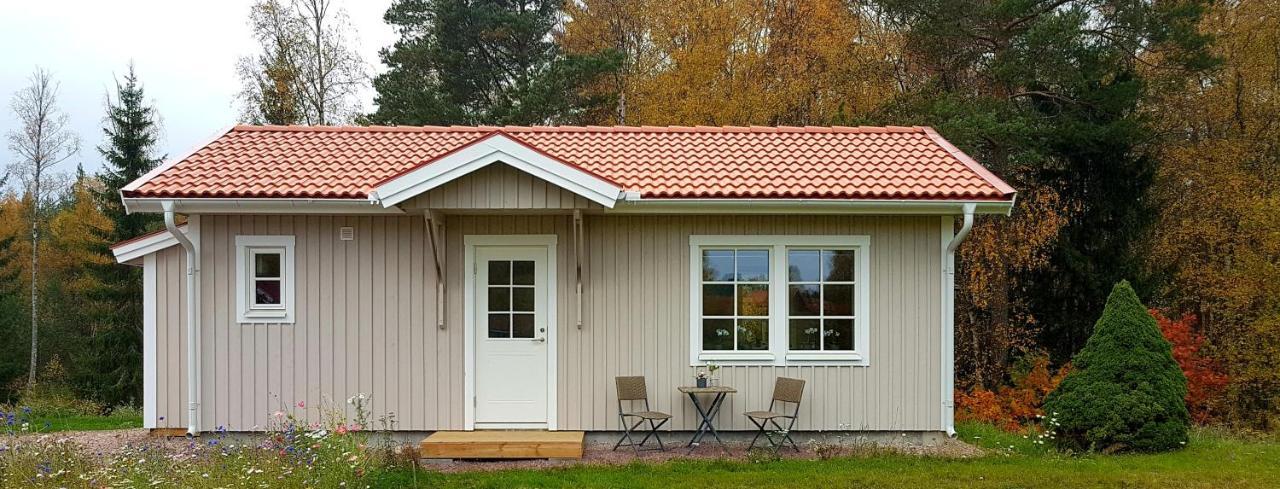 Nybyggd Stuga Intill Skogsbrynet - New Built Cottage Next To The Cowberry Forest Mora Bagian luar foto